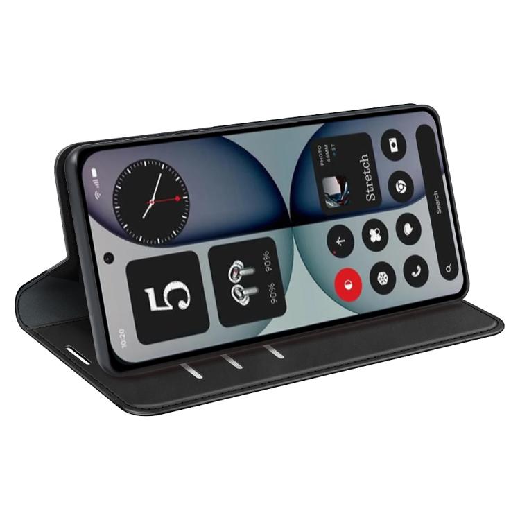 For Nothing Phone 4a Pro Retro-skin  Magnetic Suction Leather Phone Case