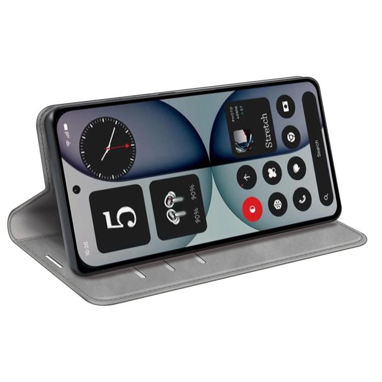 For Nothing Phone 4a Pro Retro-skin  Magnetic Suction Leather Phone Case