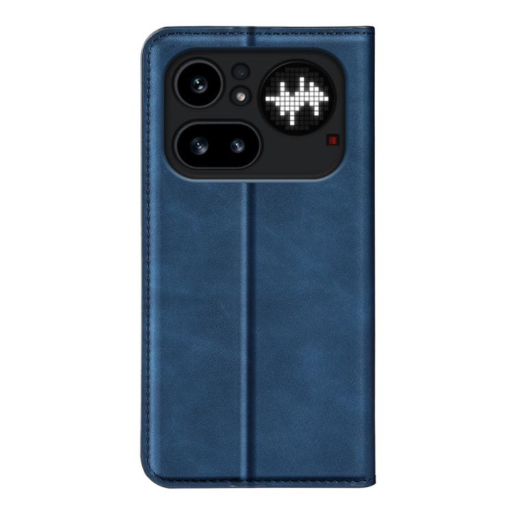 For Nothing Phone 4a Pro Retro-skin  Magnetic Suction Leather Phone Case