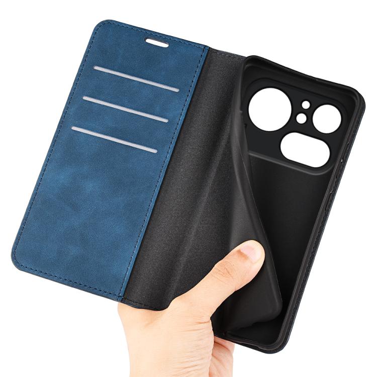 For Nothing Phone 4a Pro Retro-skin  Magnetic Suction Leather Phone Case