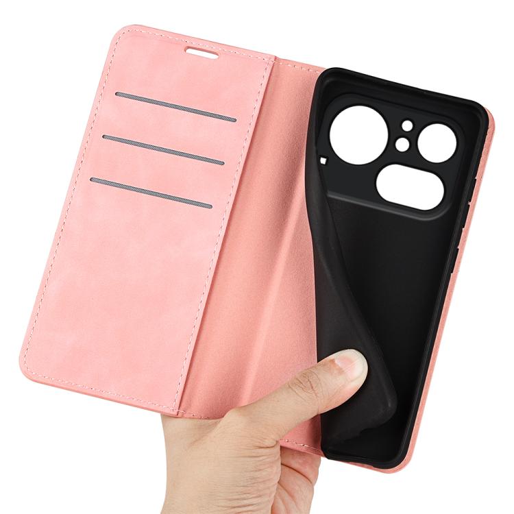 For Nothing Phone 4a Pro Retro-skin  Magnetic Suction Leather Phone Case