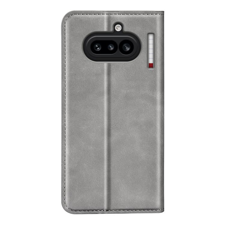 For Nothing Phone 4a Retro-skin  Magnetic Suction Leather Phone Case