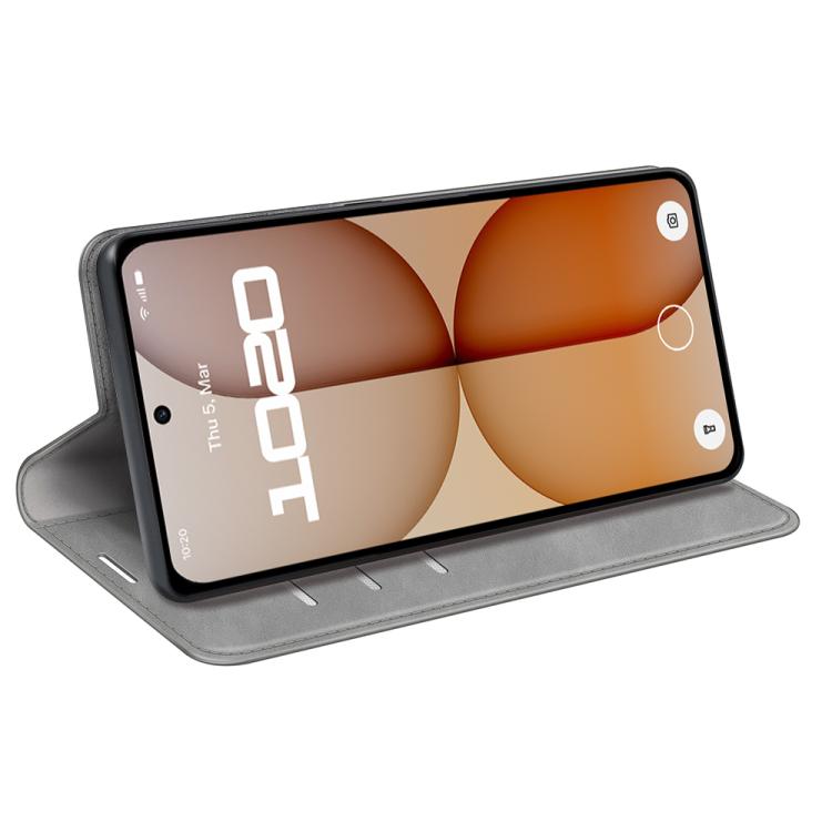 For Nothing Phone 4a Retro-skin  Magnetic Suction Leather Phone Case