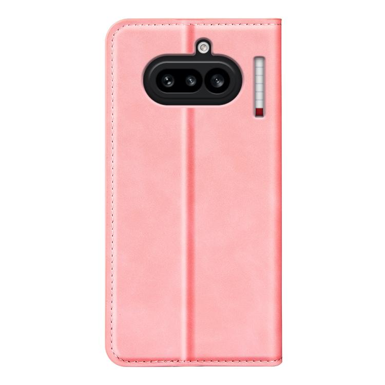 For Nothing Phone 4a Retro-skin  Magnetic Suction Leather Phone Case