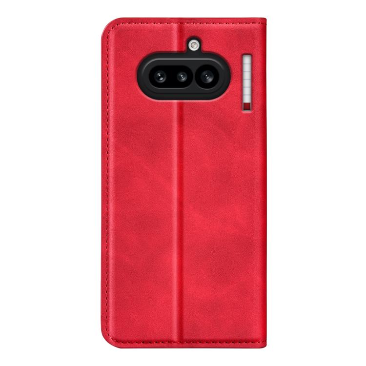 For Nothing Phone 4a Retro-skin  Magnetic Suction Leather Phone Case