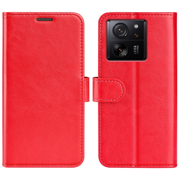 For Xiaomi 13T R64 Texture Horizontal Flip Leather Phone Case