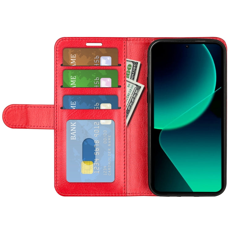For Xiaomi 13T R64 Texture Horizontal Flip Leather Phone Case