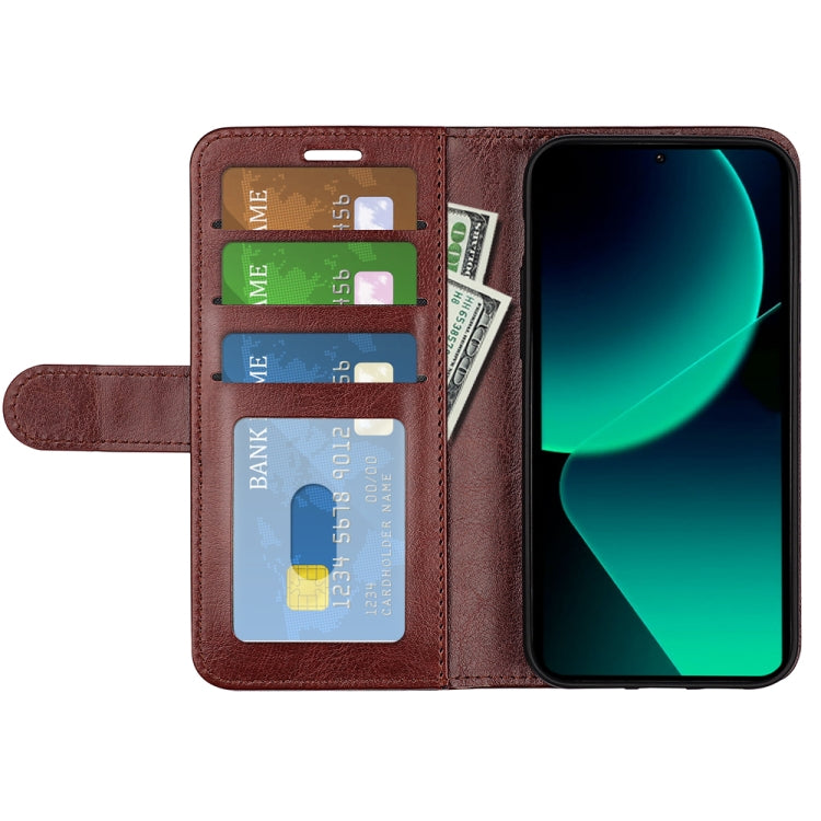 For Xiaomi 13T R64 Texture Horizontal Flip Leather Phone Case