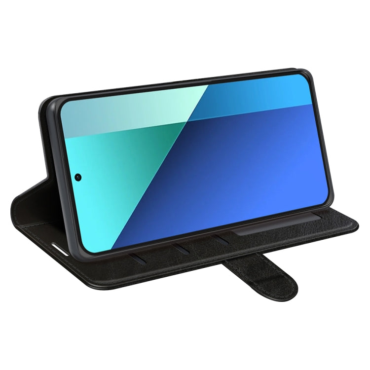 For Xiaomi Redmi Note 13 4G R64 Texture Horizontal Flip Leather Phone Case