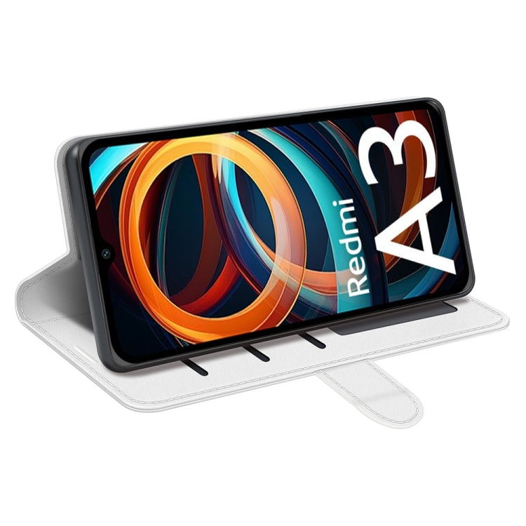 For Xiaomi Redmi A3 R64 Texture Horizontal Flip Leather Phone Case