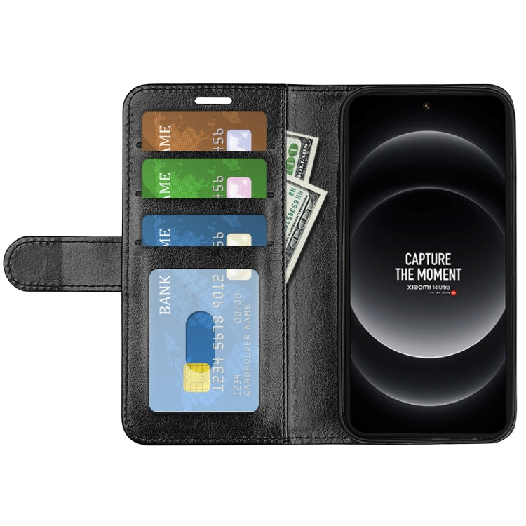 For Xiaomi 14 Ultra R64 Texture Horizontal Flip Leather Phone Case