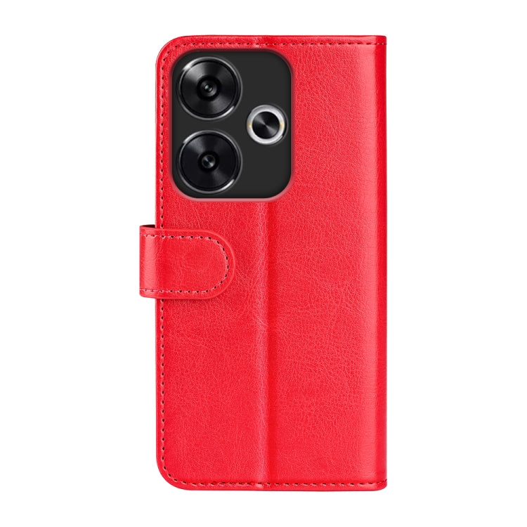 For Xiaomi Redmi Turbo 3 R64 Texture Horizontal Flip Leather Phone Case