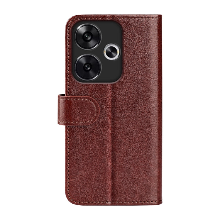 For Xiaomi Redmi Turbo 3 R64 Texture Horizontal Flip Leather Phone Case