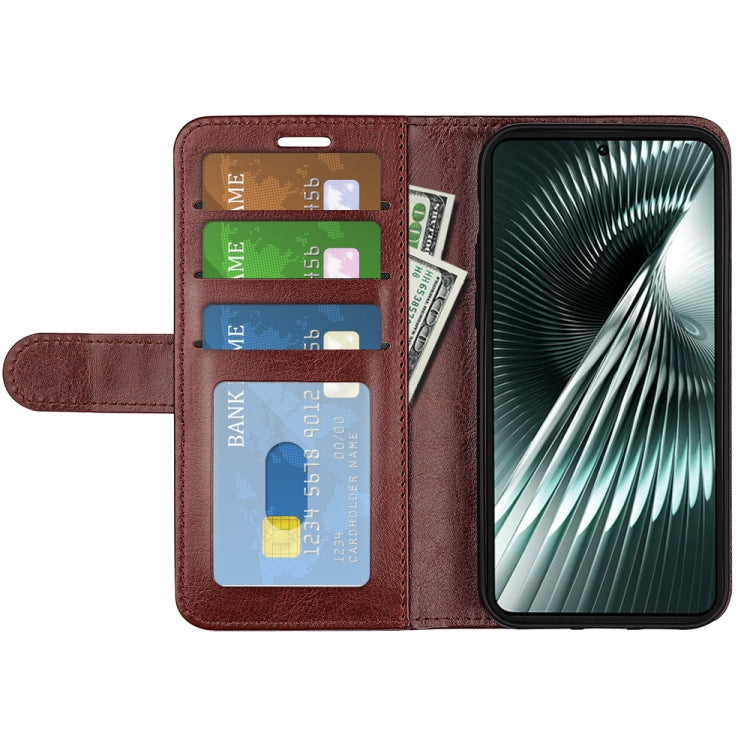 For Xiaomi Redmi Turbo 3 R64 Texture Horizontal Flip Leather Phone Case
