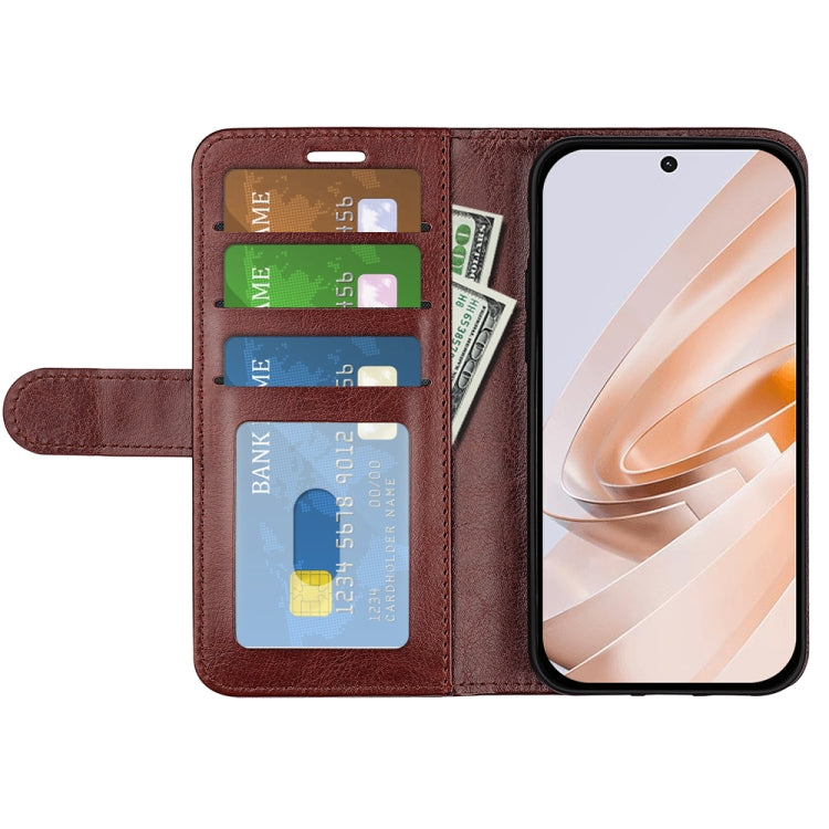 For Xiaomi Redmi Note 13R 5G R64 Texture Horizontal Flip Leather Phone Case