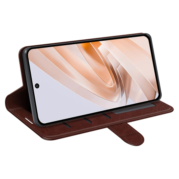 For Xiaomi Redmi Note 13R 5G R64 Texture Horizontal Flip Leather Phone Case