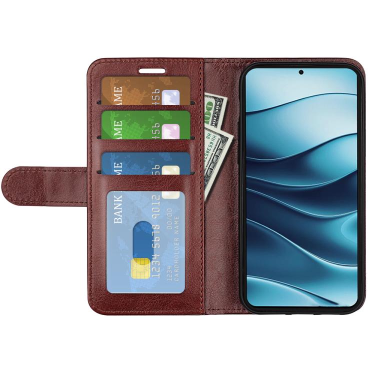 For Xiaomi Redmi Note 14 5G R64 Texture Horizontal Flip Leather Phone Case