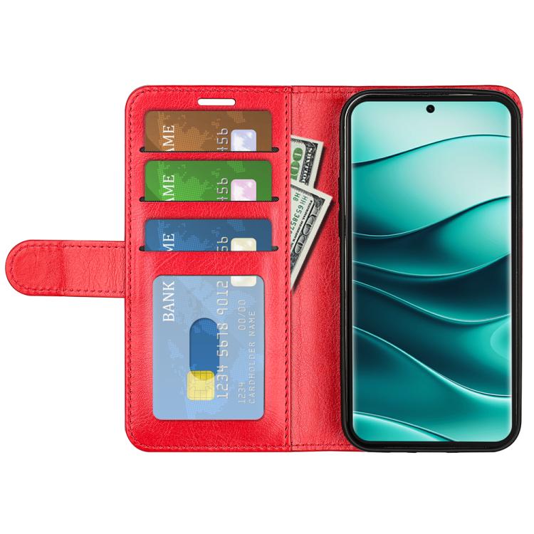 For Xiaomi Redmi Note 14 Pro+ R64 Texture Horizontal Flip Leather Phone Case