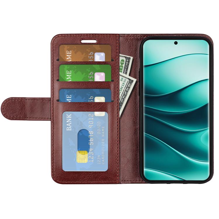 For Xiaomi Redmi Note 14 Pro+ R64 Texture Horizontal Flip Leather Phone Case