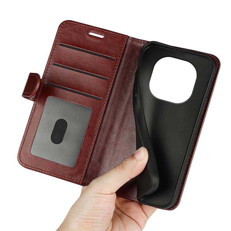 For Xiaomi Redmi Note 14 Pro+ R64 Texture Horizontal Flip Leather Phone Case