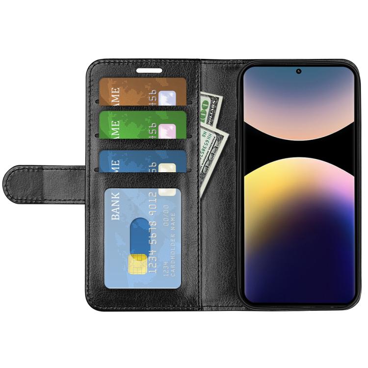 For Xiaomi Redmi Note 14 Pro 4G R64 Texture Horizontal Flip Leather Phone Case