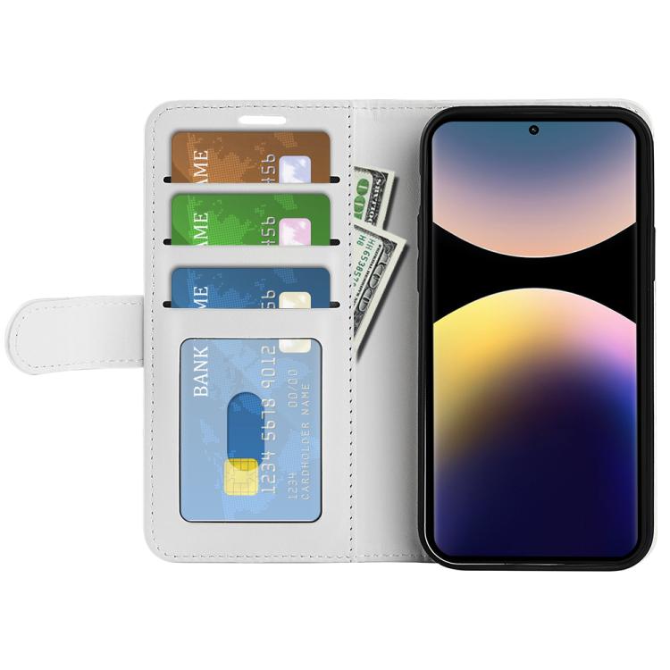 For Xiaomi Redmi Note 14 Pro 4G R64 Texture Horizontal Flip Leather Phone Case