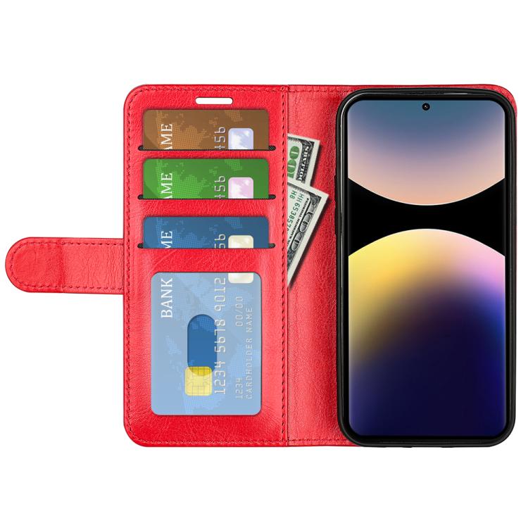 For Xiaomi Redmi Note 14 Pro 4G R64 Texture Horizontal Flip Leather Phone Case