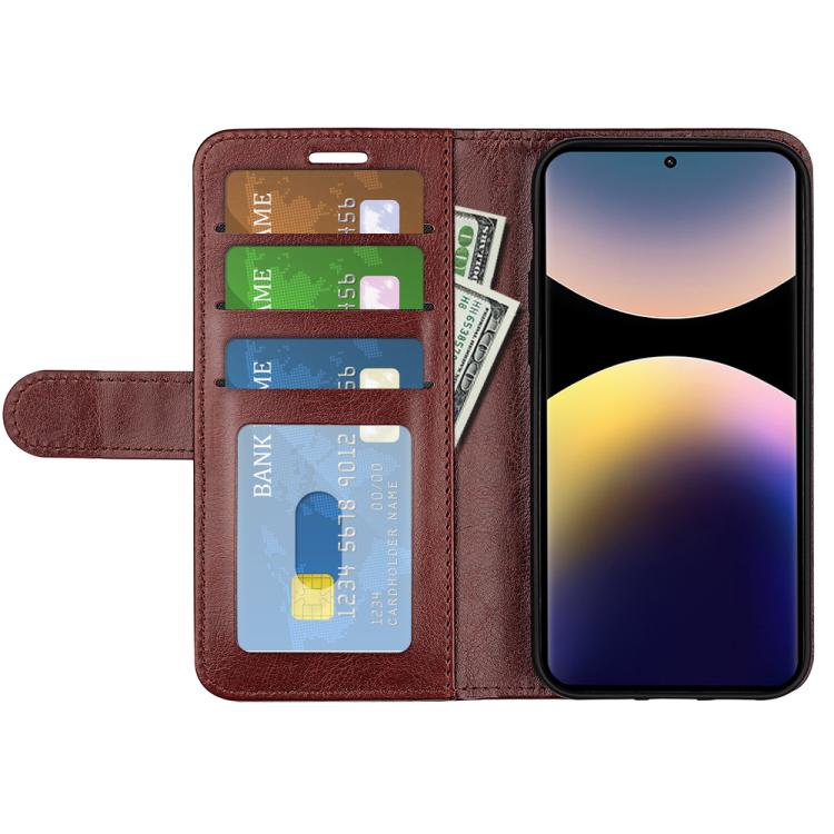 For Xiaomi Redmi Note 14 Pro 4G R64 Texture Horizontal Flip Leather Phone Case