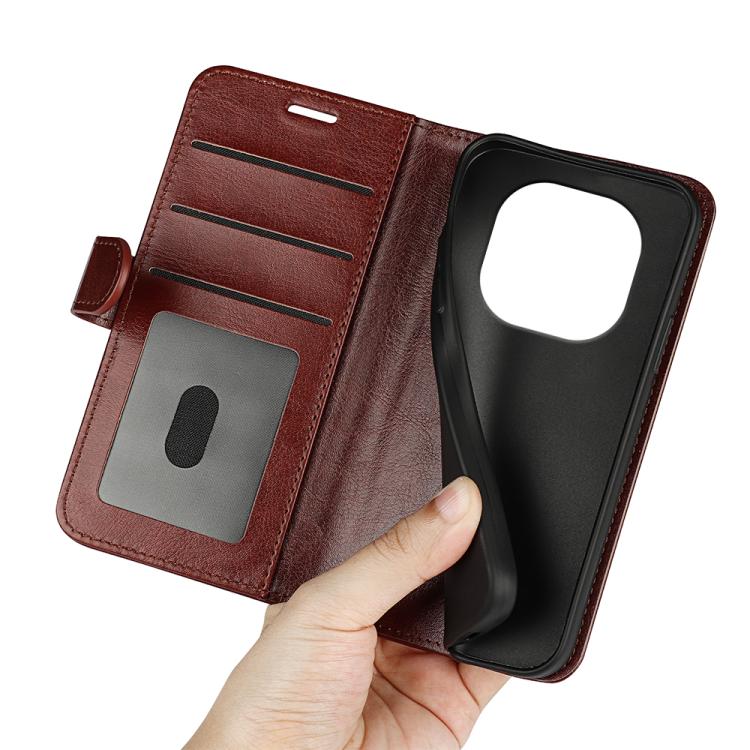 For Xiaomi Redmi Note 14 Pro 4G R64 Texture Horizontal Flip Leather Phone Case