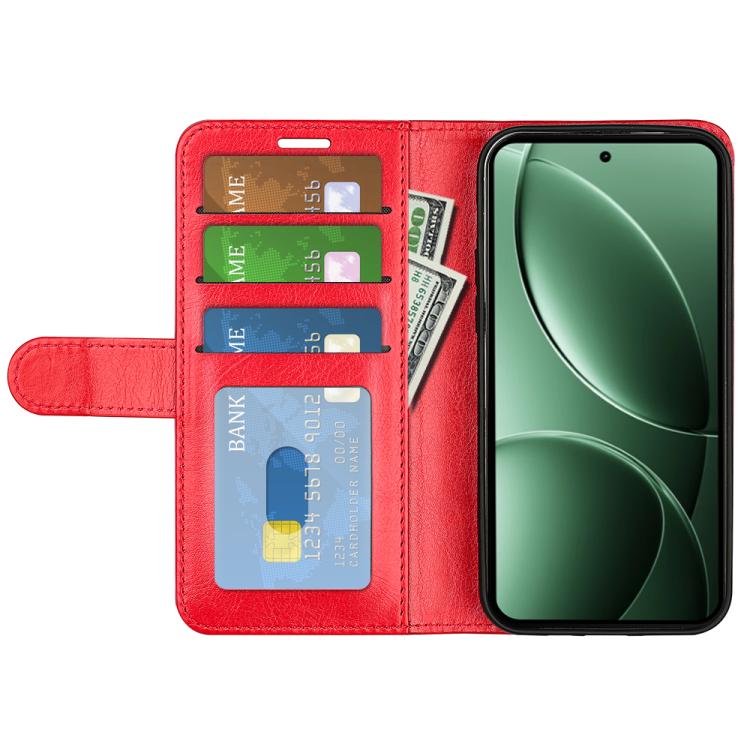 For Redmi K80 / Poco F7 Pro R64 Texture Horizontal Flip Leather Phone Case