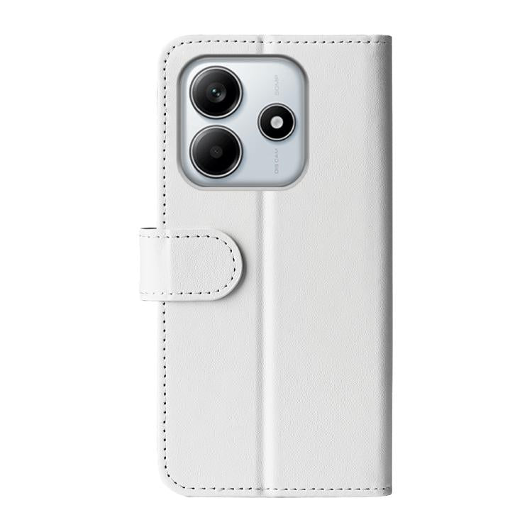 For Redmi Note 14 4G 164.84mm R64 Texture Horizontal Flip Leather Phone Case