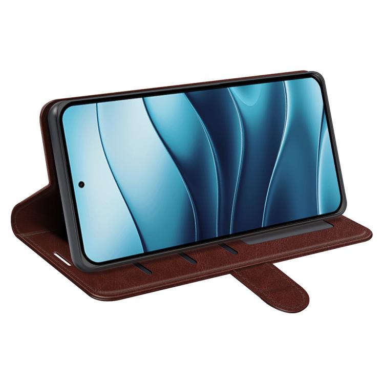 For Redmi Note 14 4G 164.84mm R64 Texture Horizontal Flip Leather Phone Case