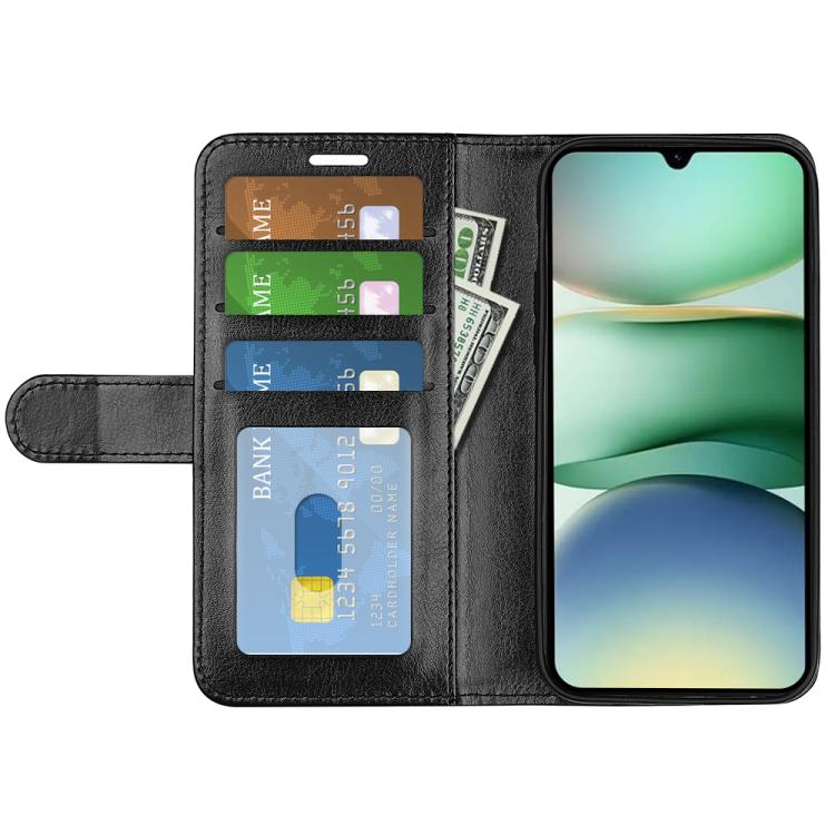 For Redmi A5 4G 173.3mm R64 Texture Horizontal Flip Leather Phone Case