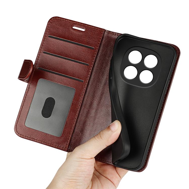 For Redmi Note 15 4G / 5G Global 164mm R64 Texture Horizontal Flip Leather Phone Case