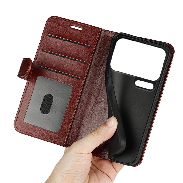 For Xiaomi 17 Pro R64 Texture Horizontal Flip Leather Phone Case