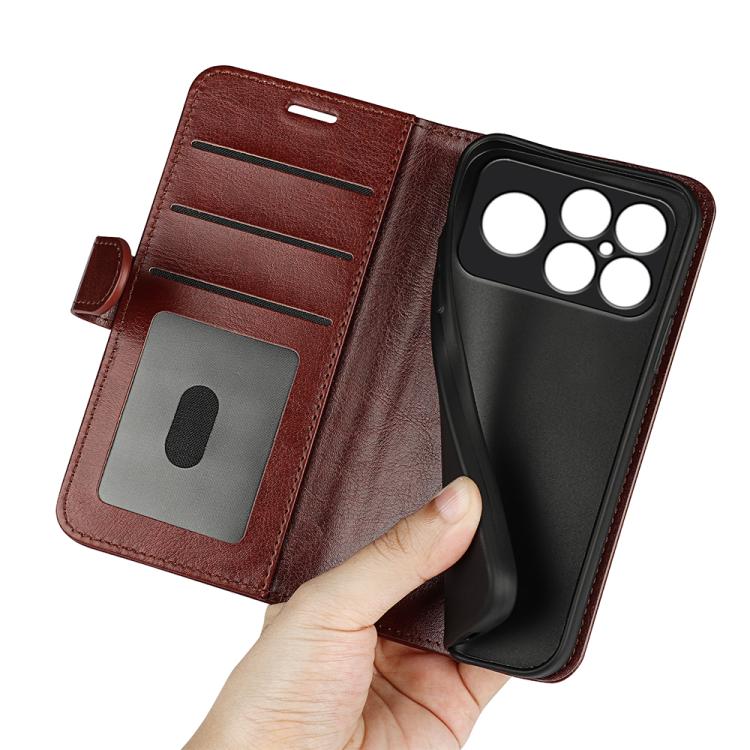 For Xiaomi Poco F8 Ultra 5G R64 Texture Horizontal Flip Leather Phone Case