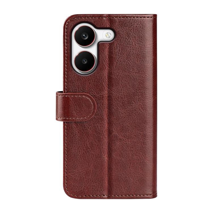 For Redmi Turbo 5 5G / Poco X8 Pro 5G R64 Texture Horizontal Flip Leather Phone Case