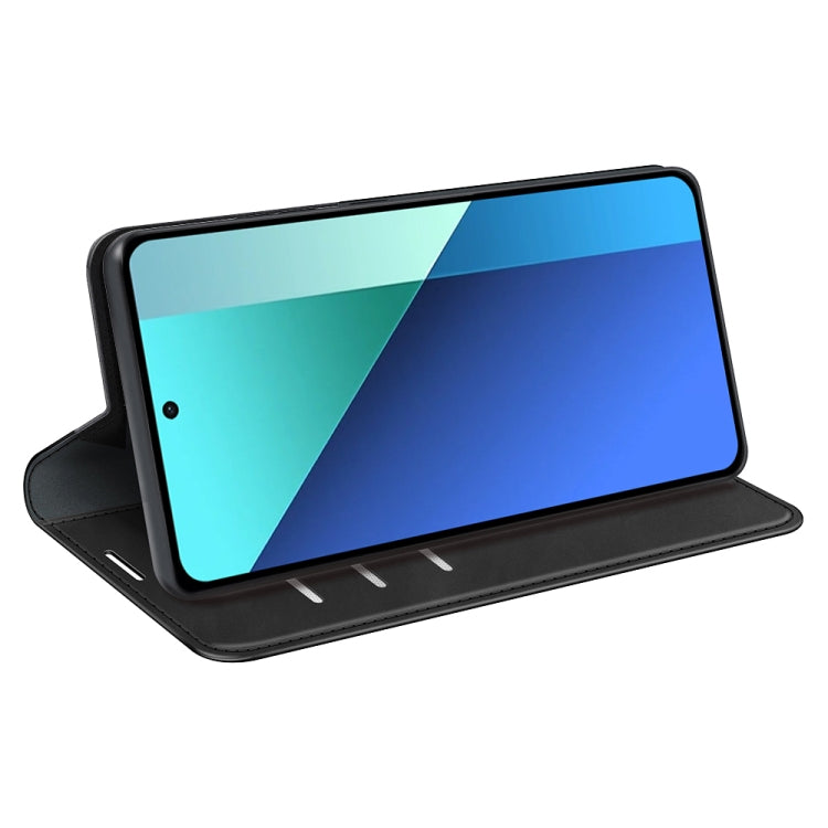 For Xiaomi Redmi Note 13 Pro 4G Retro-skin Magnetic Suction Leather Phone Case
