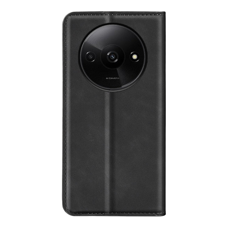 For Xiaomi Redmi A3 Retro-skin Magnetic Suction Leather Phone Case