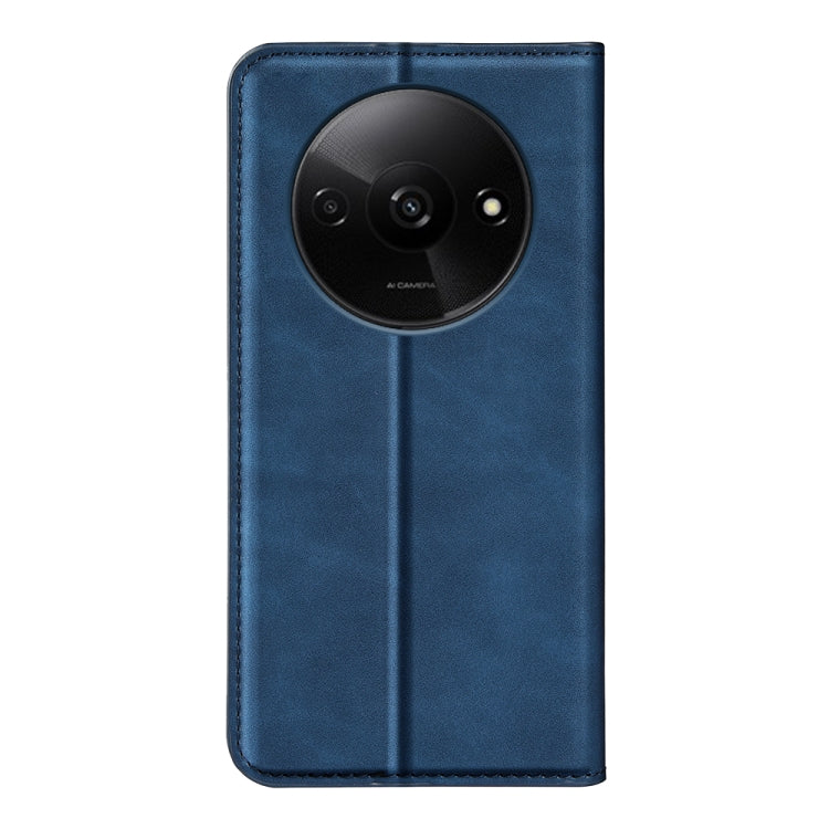 For Xiaomi Redmi A3 Retro-skin Magnetic Suction Leather Phone Case