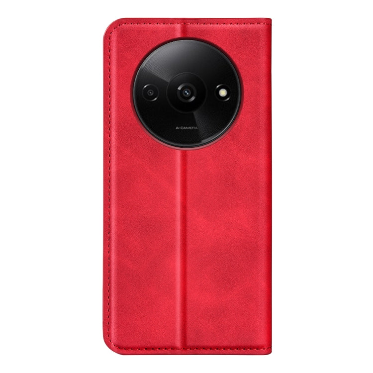For Xiaomi Redmi A3 Retro-skin Magnetic Suction Leather Phone Case