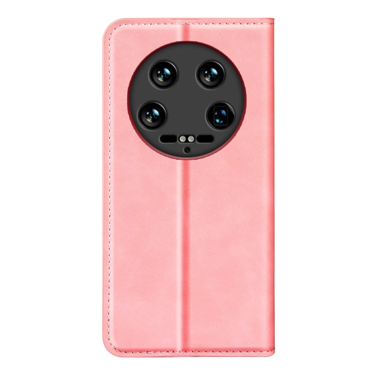 For Xiaomi 14 Ultra Retro-skin Magnetic Suction Leather Phone Case