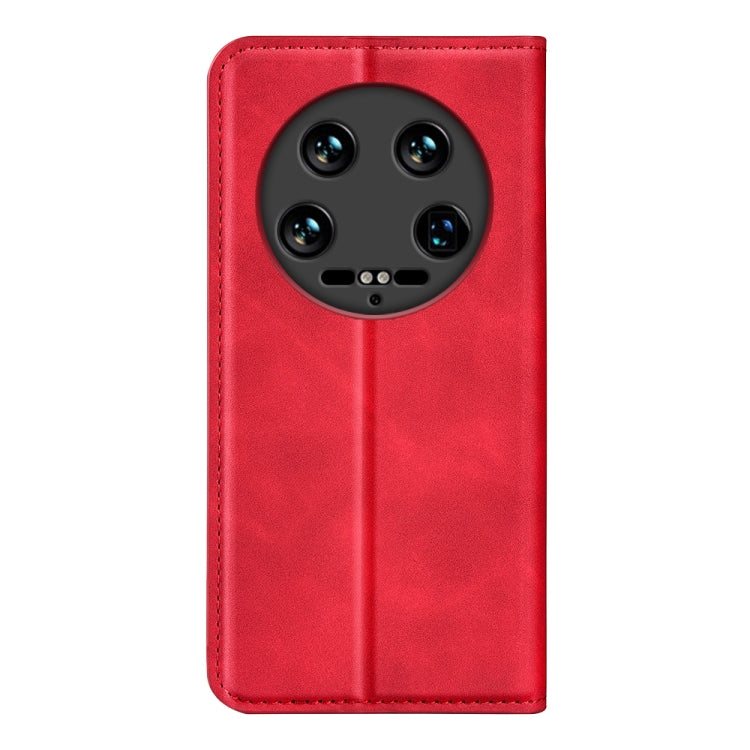 For Xiaomi 14 Ultra Retro-skin Magnetic Suction Leather Phone Case