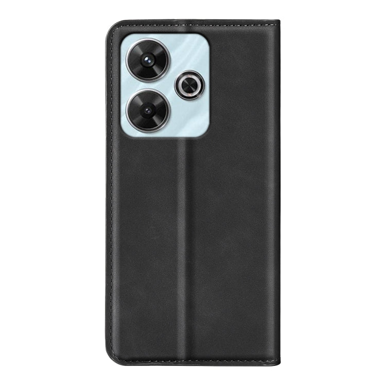 For Xiaomi Redmi Note 13R Retro-skin Magnetic Suction Leather Phone Case