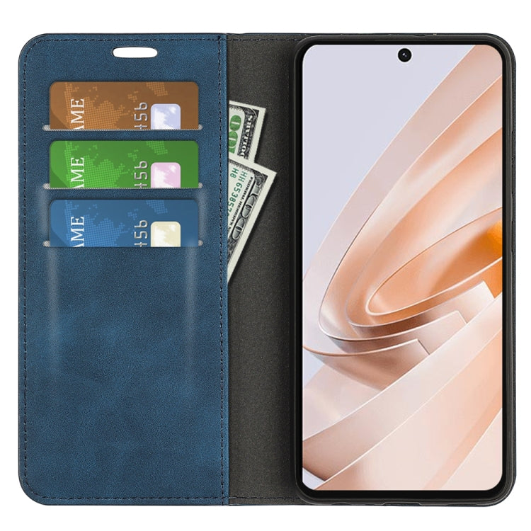 For Xiaomi Redmi Note 13R Retro-skin Magnetic Suction Leather Phone Case