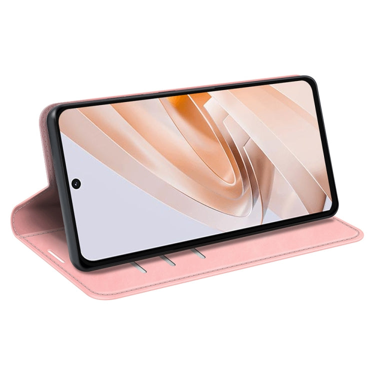 For Xiaomi Redmi Note 13R Retro-skin Magnetic Suction Leather Phone Case