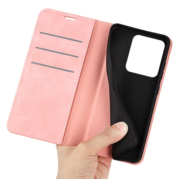 For Xiaomi Redmi Note 13R Retro-skin Magnetic Suction Leather Phone Case