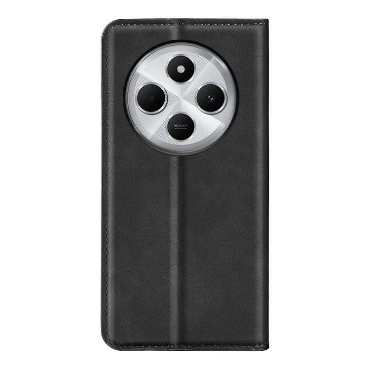 For Xiaomi Redmi 14C 4G Retro-skin Magnetic Suction Leather Phone Case
