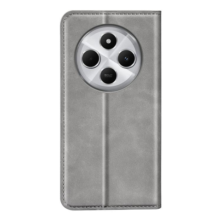 For Xiaomi Redmi 14C 4G Retro-skin Magnetic Suction Leather Phone Case