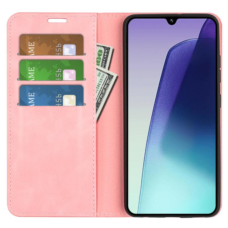 For Xiaomi Redmi 14C 4G Retro-skin Magnetic Suction Leather Phone Case
